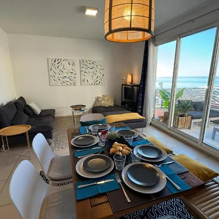 Gokotta, Splendide T3 Classé 3 étoiles, Vue Unique, Piscine, Garage Appartement Sète
